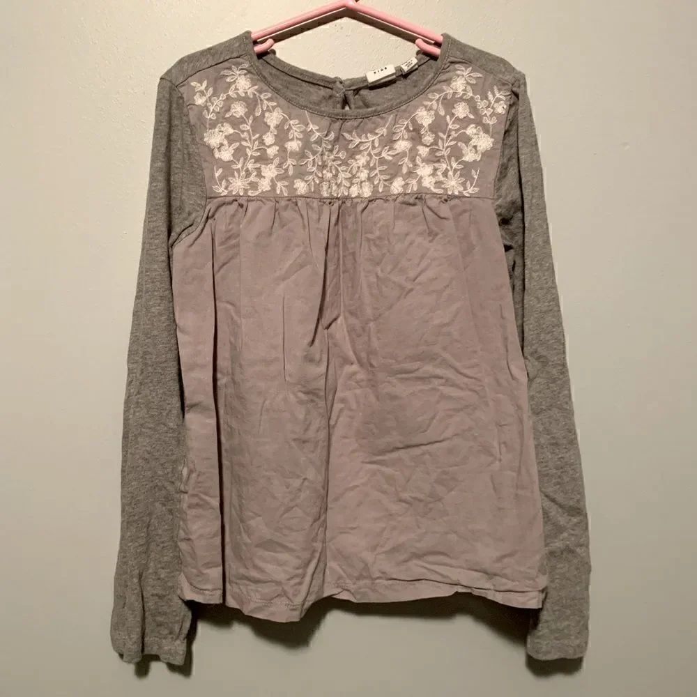 Girl's Floral Gap Shirt